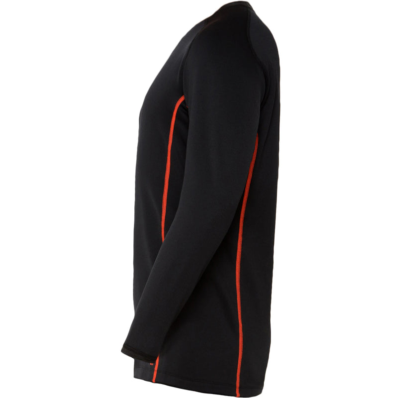 Ultrawarmth Base Layer Top – Herren – Schwarz/Lava