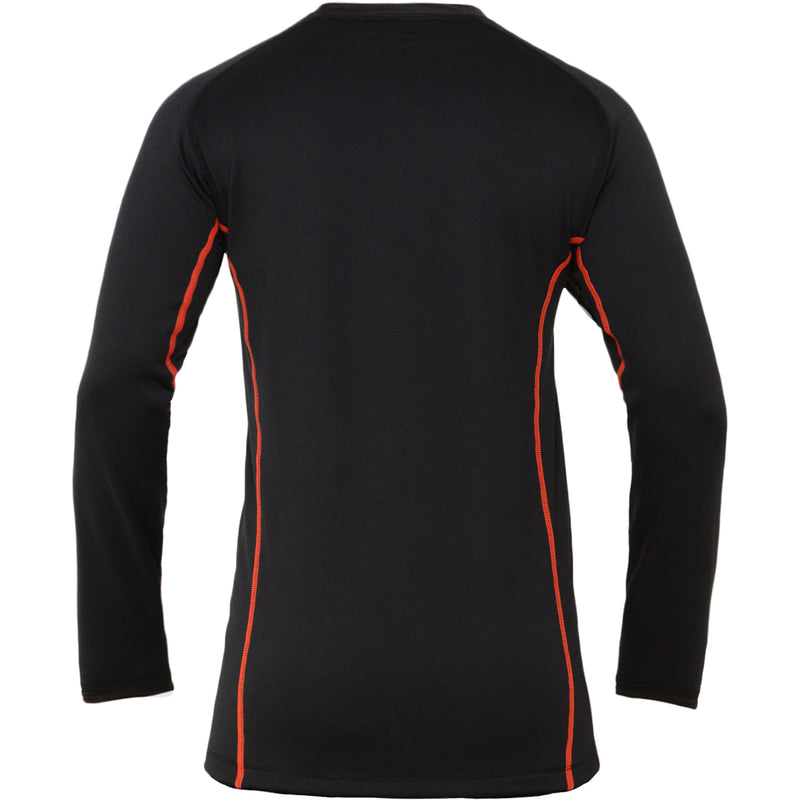 Ultrawarmth Base Layer Top – Herren – Schwarz/Lava