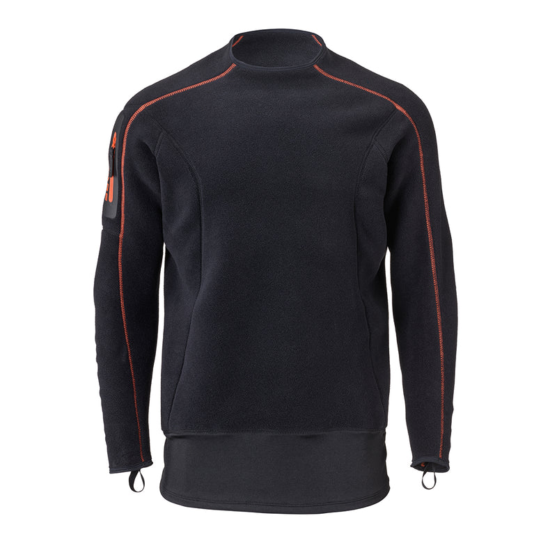 Polar Stretch Mid Layer Top – Herren – Schwarz/Lava