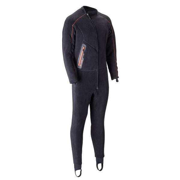 Polar Stretch Mid Layer Full – Herren – Schwarz/Lava