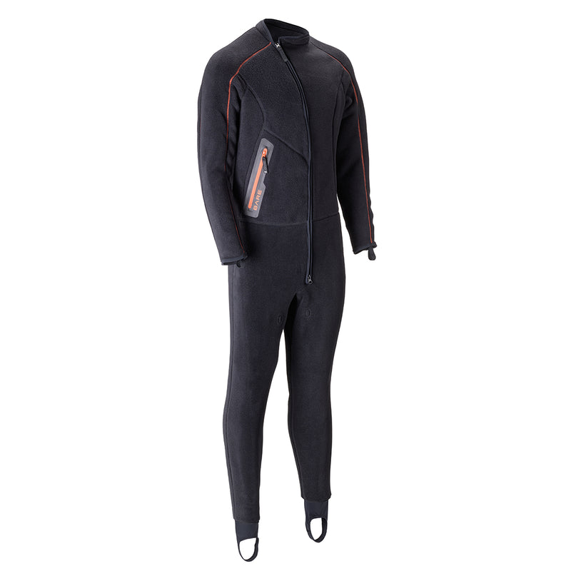 Polar Stretch Mid Layer Full – Herren – Schwarz/Lava
