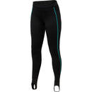 Ultrawarmth Baselayer-Hose – Damen – Schwarz/Aqua