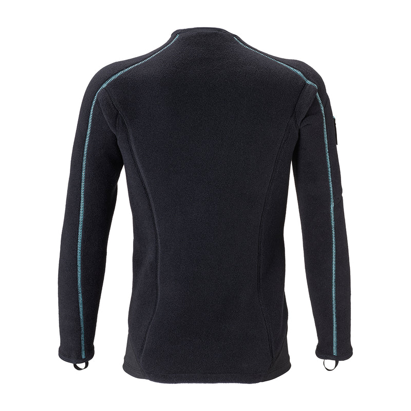 Polar Stretch Mid Layer Top – Damen – Schwarz/Aqua