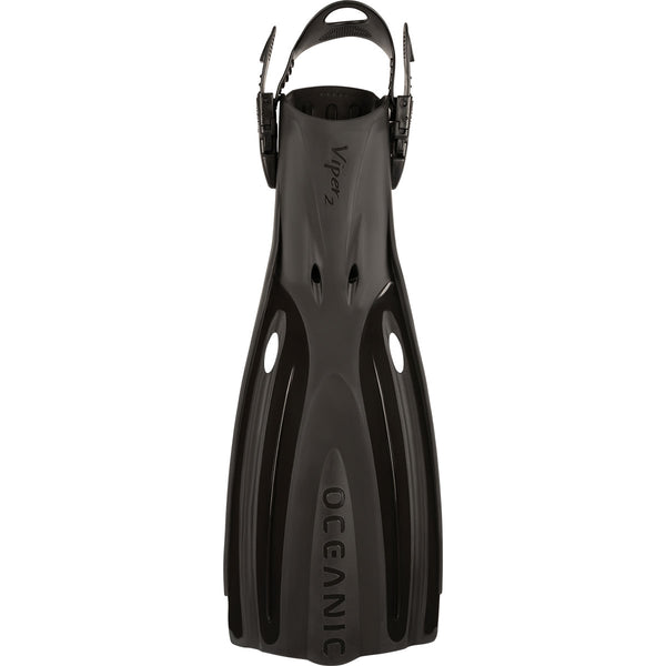 Viper 2 – Offene Ferse – Offene Wasserflossen – Schwarz