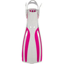 Viper 2 – Offene Ferse – Offene Wasserflossen – Weiß/Pink