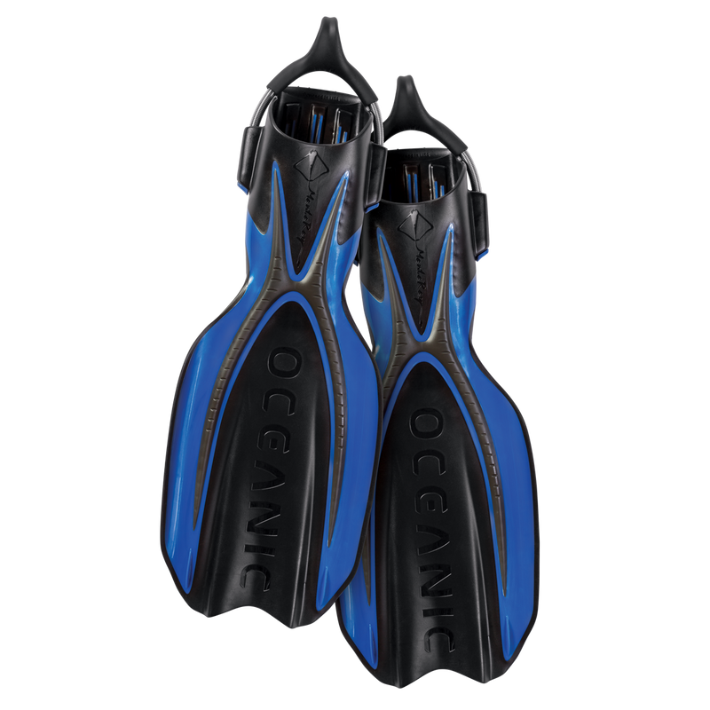 Manta Ray – Wasserflossen für den Außenbereich – Blau/Schwarz