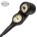 Combo3 Doppelseitig – Manometer 400 bar + Tiefenmesser 70 m + Kompass – Manometer – Miflex-Schlauch – Erwachsene