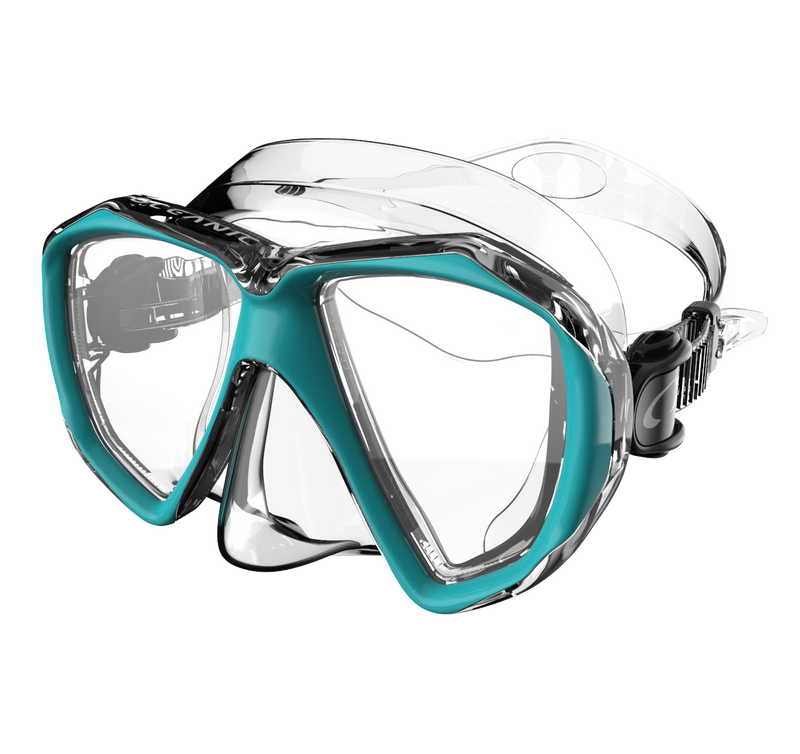 Duo - Taucherbrille - Erwachsene - Transparent/Türkis