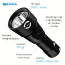 Mako - Tauchlampe - LED 2500 Lumen - Schwarz