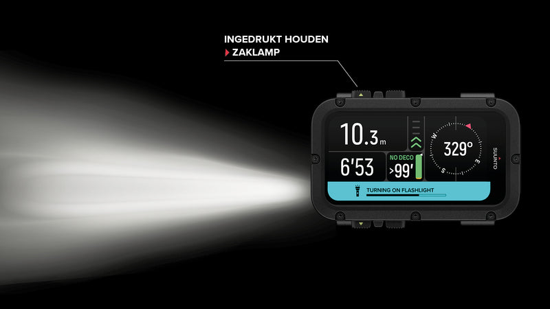 Suunto Nautic met Elastic Textiel strap