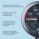 Tech Pressure Gauge 52mm - PVD - Black Dial - 300 bar