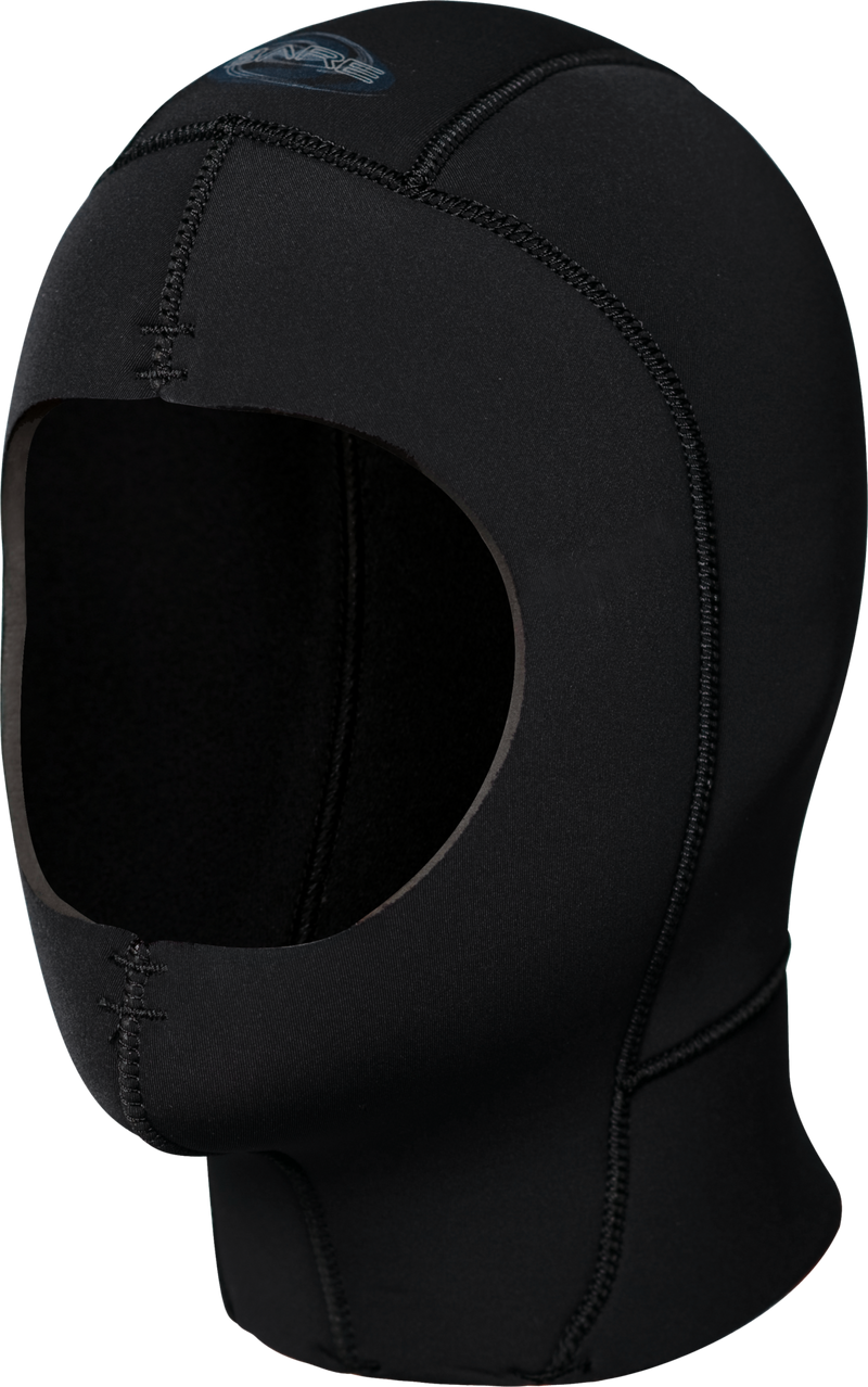 7mm Elastek Dry Hood - Duikcap - Volwassenen - Zwart