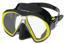 SubFrame – Tauchmaske – Standard-Passform – Schwarz/Gelb