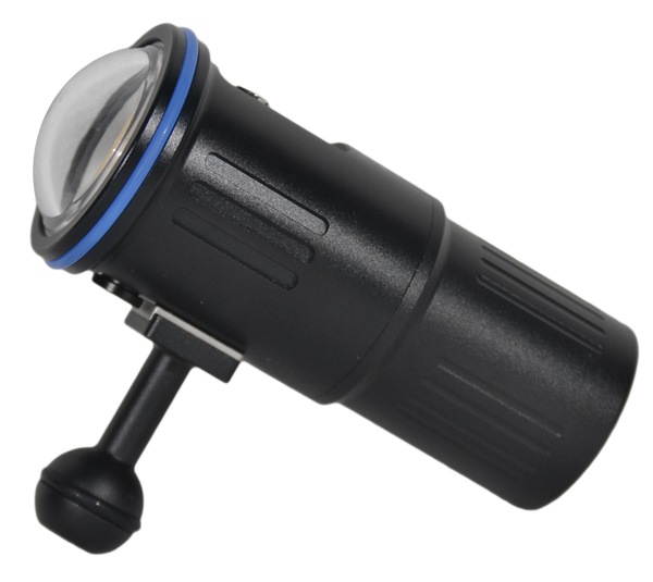 Thunfisch - Foto/Video - Tauchlampe - 8000 Lumen - Schwarz