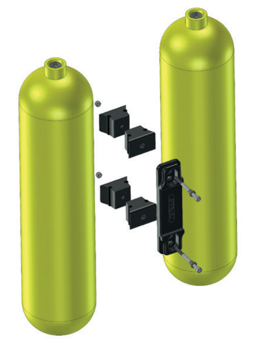 Metalsub Blockplatten-Set für InterSpiro