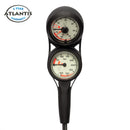 Combo2 - Manometer 400bar + Tiefenmesser bis 70m mit Miflex-Schlauch