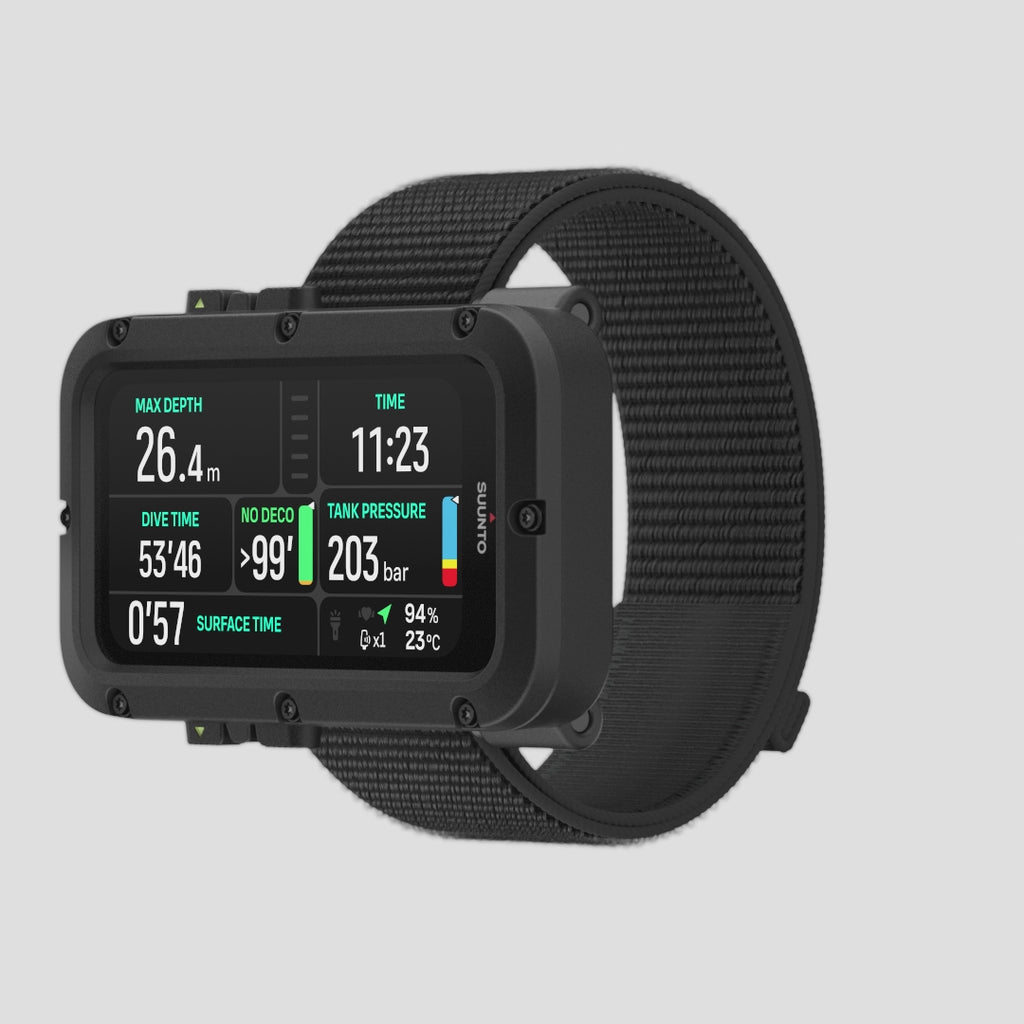 Suunto met Elastic Textile Strap 360 graden bewegend