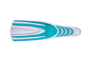 Viper 2 – Vollfuß – Freiwasserflossen – Weiß/Aqua