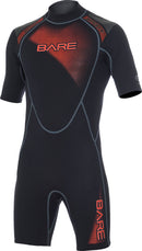 2mm Sport Shorty - Neoprenanzug - Herren - Schwarz/Rot