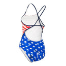 USA – Badeanzug – Damen – Blau/Rot