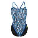 City - Badeanzug - Damen - Mehrfarbig/Schwarz