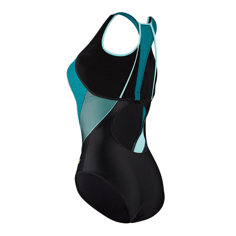 Hanoi - Badpak - Dames - Zwart/Blauw