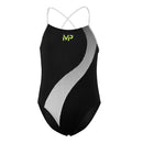 Lumy – Badeanzug – Mädchen – Schwarz/Grau