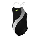 Lumy – Badeanzug – Mädchen – Schwarz/Grau