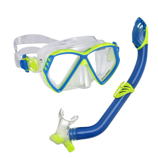 Regal Combo – Schnorchelset – Kinder – Gelb/Blau