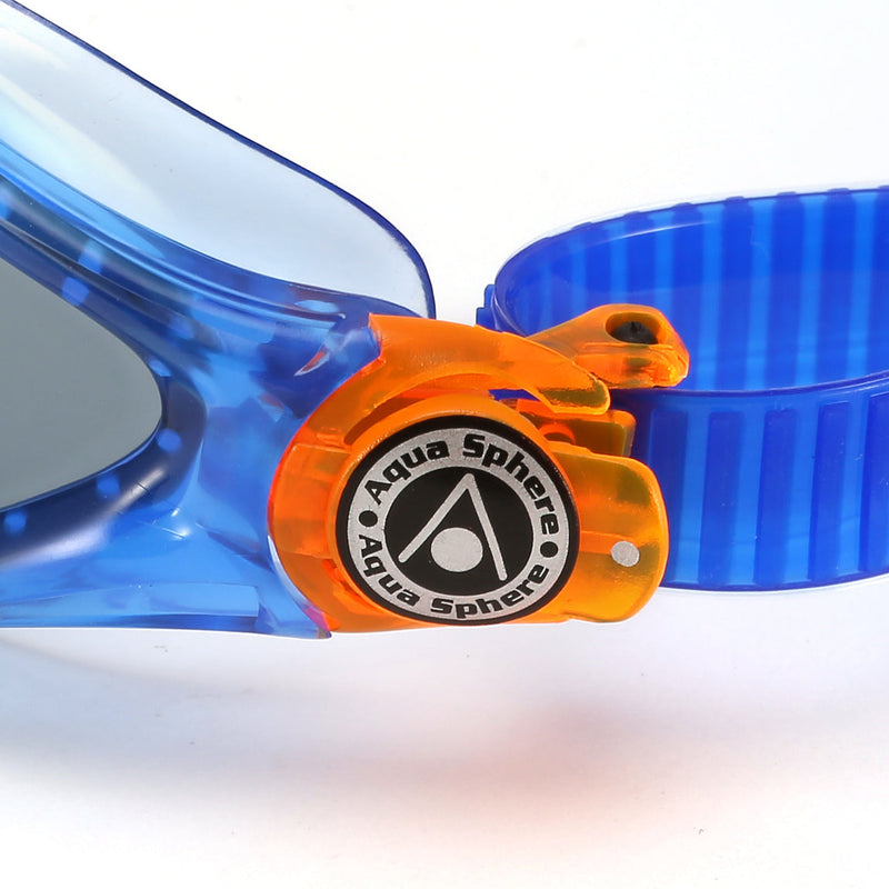 Kayenne Junior - Schwimmbrille - Kinder - Dunkle Linse - Blau/Orange