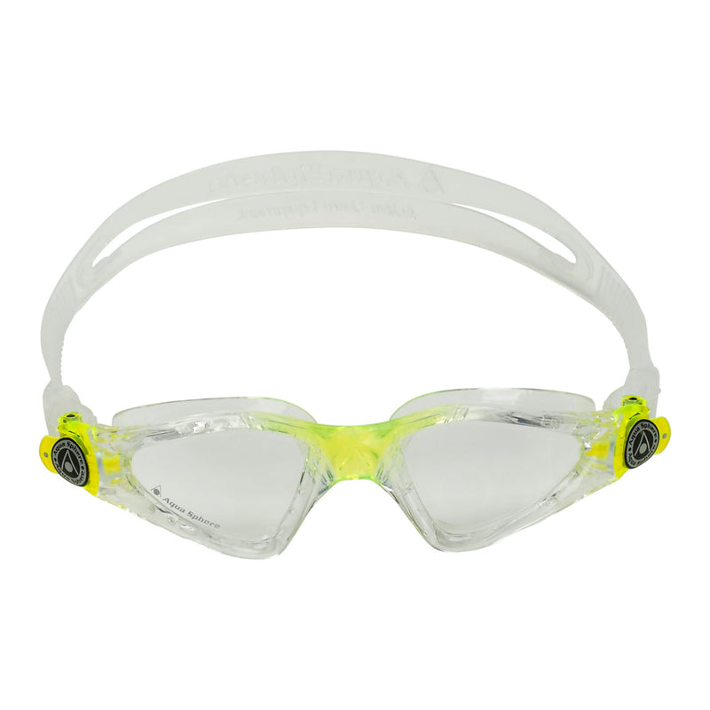 Kayenne Junior - Schwimmbrille - Kinder - Klare Linse - Transparent/Limette