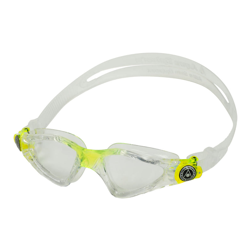 Kayenne Junior - Schwimmbrille - Kinder - Klare Linse - Transparent/Limette