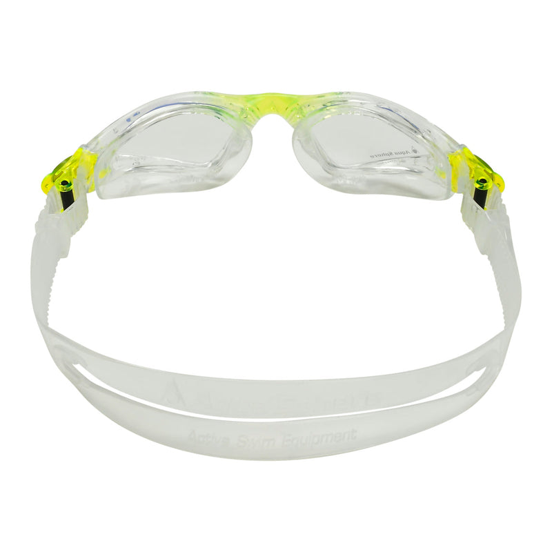 Kayenne Junior - Schwimmbrille - Kinder - Klare Linse - Transparent/Limette