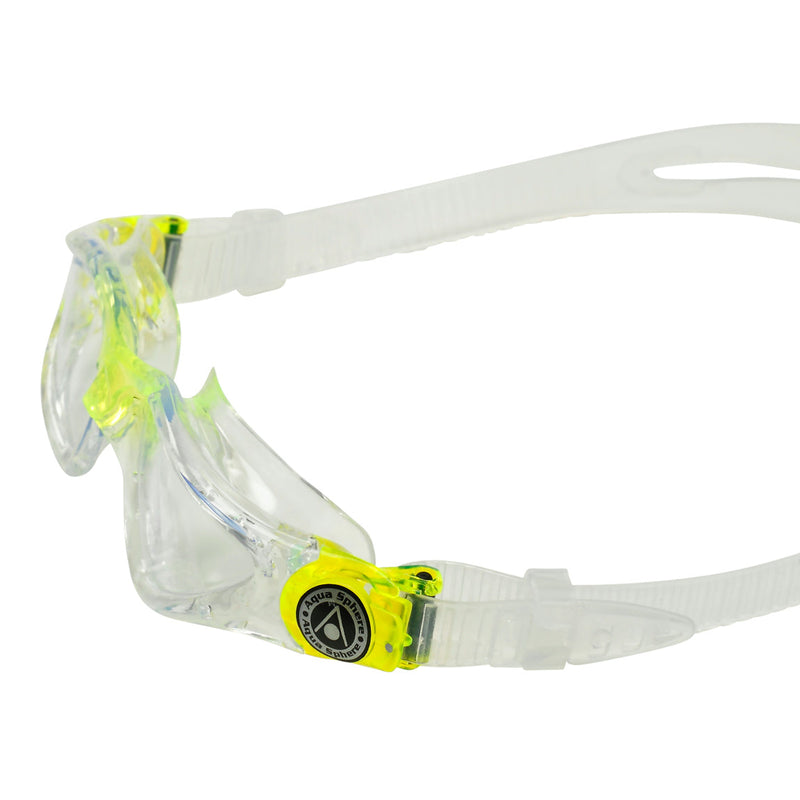 Kayenne Junior - Schwimmbrille - Kinder - Klare Linse - Transparent/Limette
