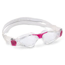 Kayenne Small – Schwimmbrille – Erwachsene – klare Linse – transparent/rosa