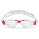 Kayenne Small – Schwimmbrille – Erwachsene – klare Linse – transparent/rosa