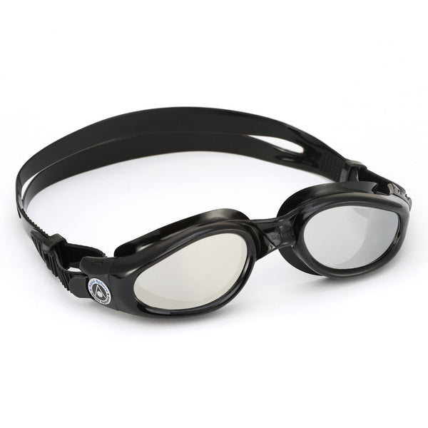 Kaiman - Schwimmbrille - Erwachsene - Verspiegelte Linse - Schwarz
