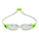 Tiburon Junior - Schwimmbrille - Kinder - Klare Linse - Transparent/Limette