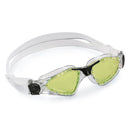 Kayenne - Schwimmbrille - Erwachsene - Grüne polarisierte Linse - Transparent/Schwarz