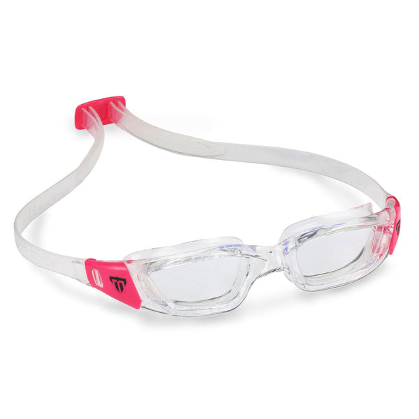 Tiburon Small – Schwimmbrille – Erwachsene – klare Linse – transparent/rosa
