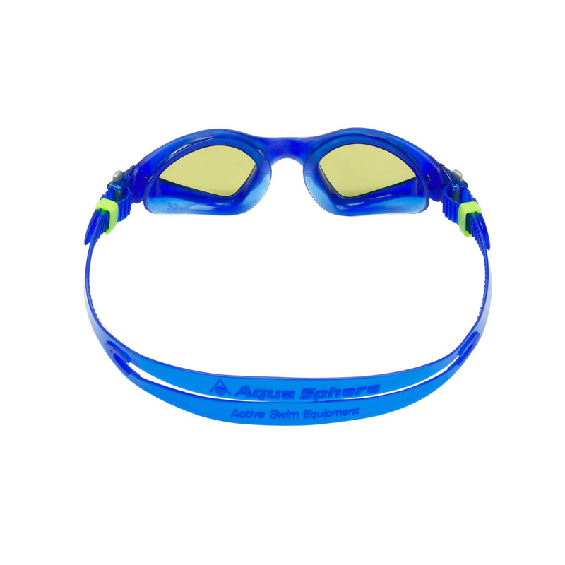 Kayenne – Schwimmbrille – Erwachsene – grüne polarisierte Gläser – blau/weiß