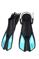 Snapper - Flossen - Kinder - Schwarz/Türkis