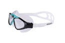 Tetra - Schwimmbrille - Erwachsene - Klare Linse - Schwarz/Türkis