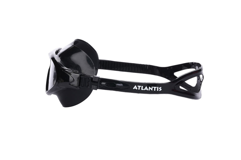 Tetra - Schwimmbrille - Erwachsene - Klare Linse - Schwarz/Grau