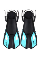 Snapper - Flossen - Kinder - Schwarz/Türkis