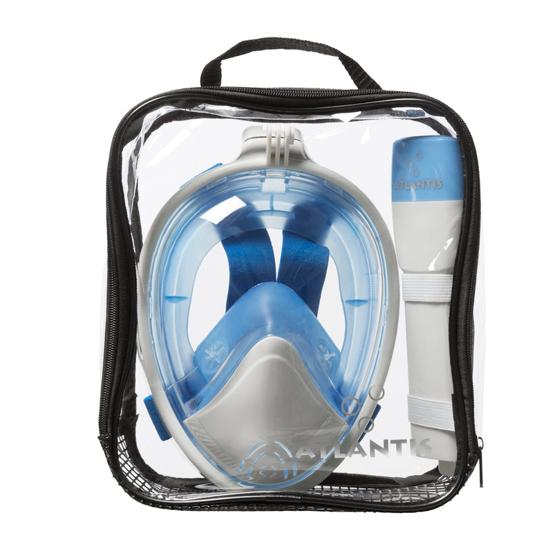 Atlantis 2.0 - Snorkelmasker - Volwassenen - Wit/Blauw