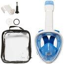 Atlantis - Schnorchelmaske - Erwachsene - Weiß/Blau