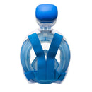 Meeresschildkröte – Schnorchelmaske – Erwachsene – Weiß/Blau