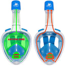 Meeresschildkröte – Schnorchelmaske – Erwachsene – Weiß/Blau