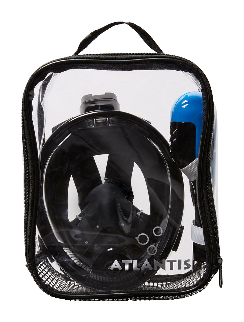 Atlantis - Schnorchelmaske - Kinder - Schwarz/Blau